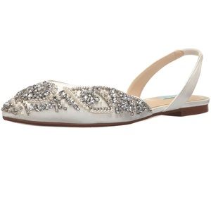 Blue by Betsey Johnson sling back